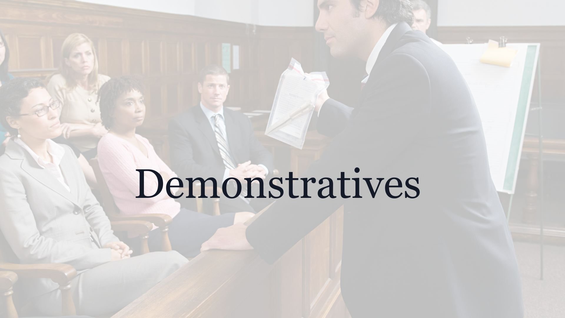 Demonstratives