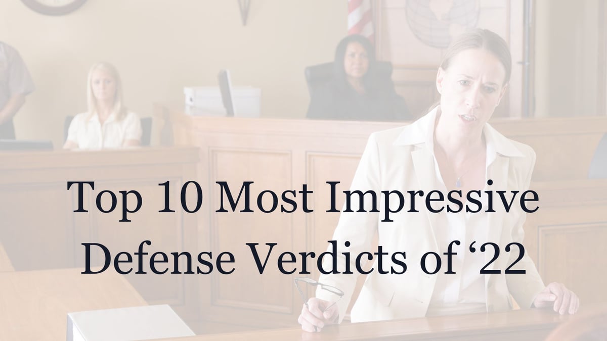Corrected Most Impressive Defense Verdicts 22