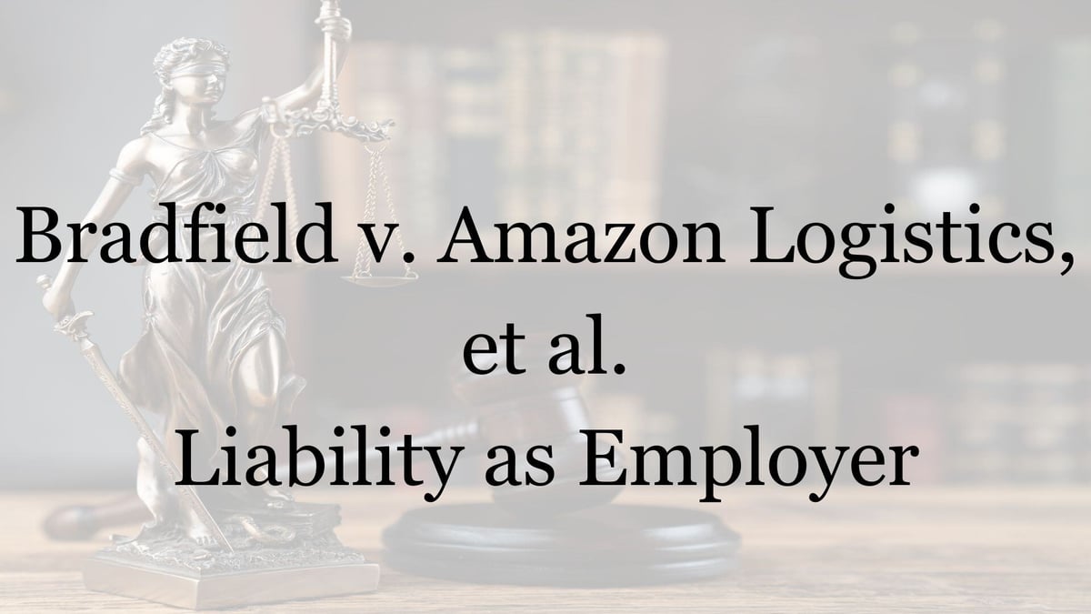 Liability as Employer