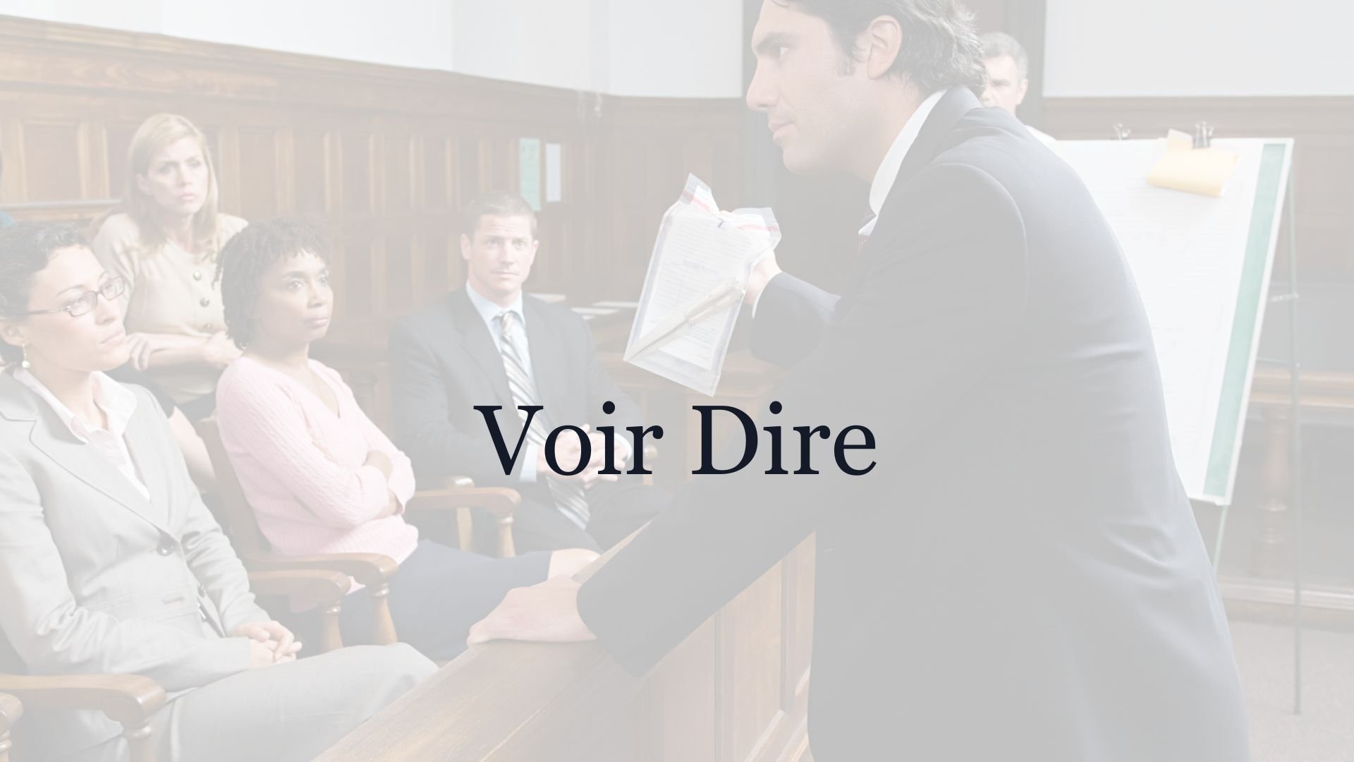 Voir Dire-1